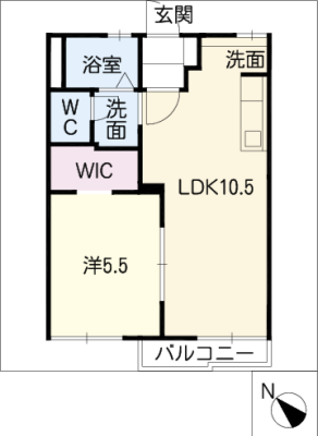 タウニー三崎 2階