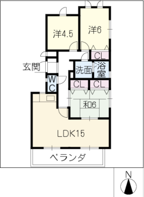 メゾンドール高田 2階