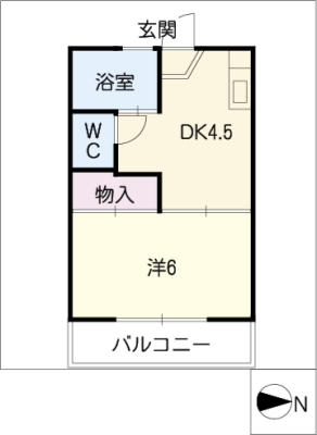 フォーブル妙音通 2階