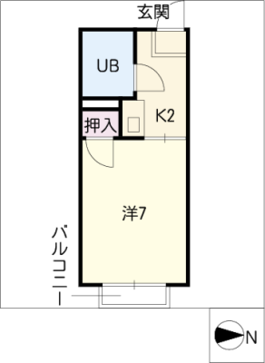 フロイデ南分 2階