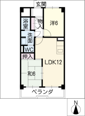 グランドール松城町 2階