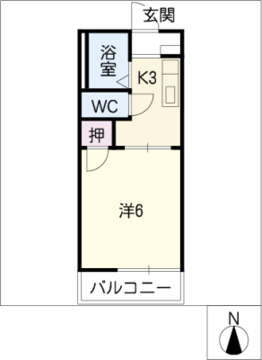 サンハイム星宮 1階