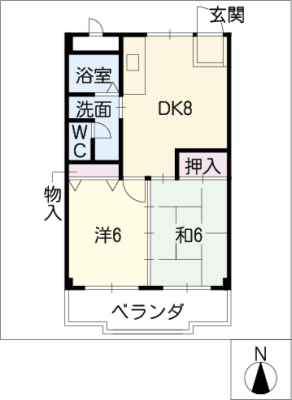 ピア鶴里 2階