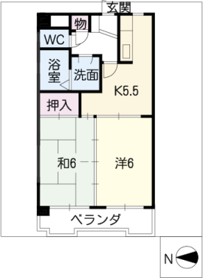 ハイツ山崎 4階