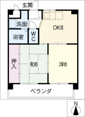 グリーンハイツ仲田 3階