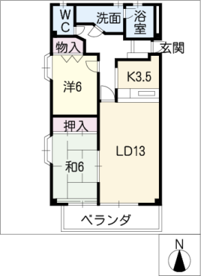 グリンパーク瑞穂 2階