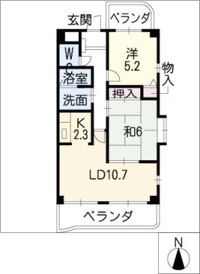 ベルコリーヌ瑞穂 6階