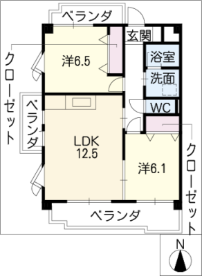 フローレス桜山 2階