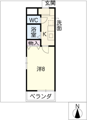 ＳｕｎｎｙｂｕｉｌｄⅡ青峰ﾊｲﾂ 1階