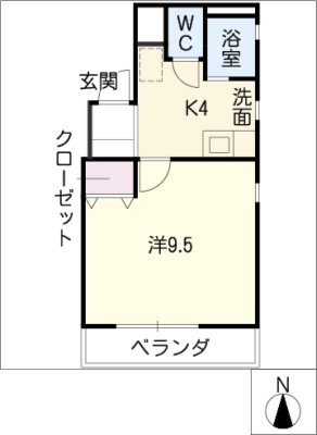 パルファン 4階