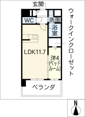 エルミタージュ桜山 4階