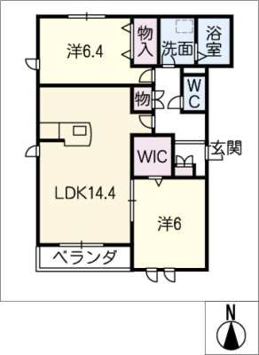 アルビレオ鶴里 1階