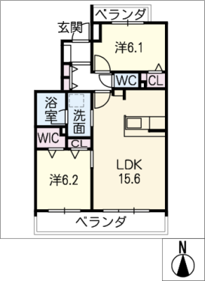 みかん山ハイツ 2階