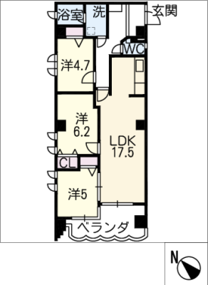 ナビシティ豊岡　２０２号室 2階