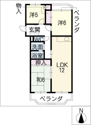 メゾン大曽根 2階