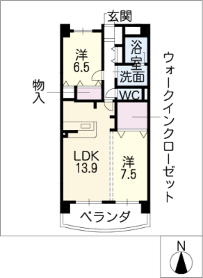 中日マンション上飯田 2階