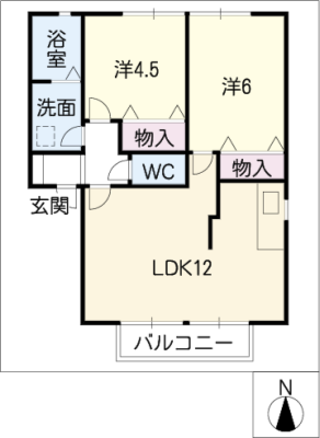 サンクエトワールⅠ 2階