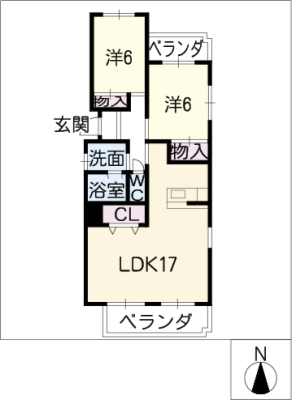 メルベーユ楠 2階