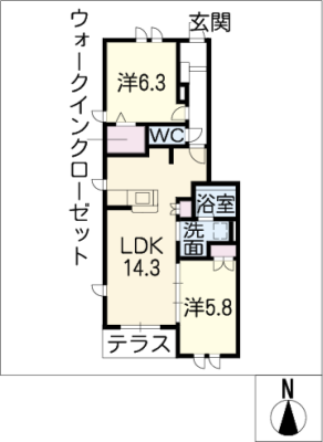 モリーユ城北　西棟