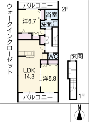 モリーユ城北　西棟