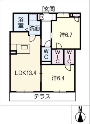 ＦＯＲＥＮＡ志賀公園 1階