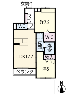 ヴィラ　フロイデ 2階