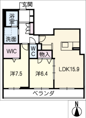 ヴィラ　フロイデ 3階