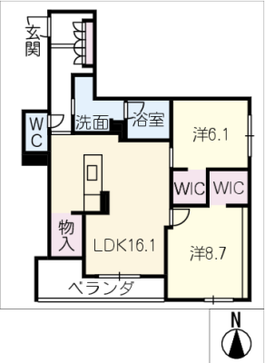 シャーメゾンステージ清水 2階