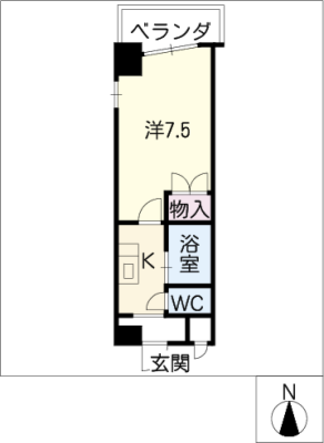 ハイツ丸の内 2階