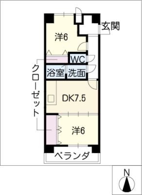 ベルウッド名駅 3階