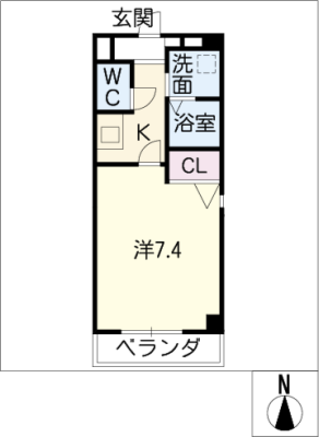 クレセール新栄 1階