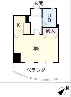 ナビシティ大須Ⅱ１１０５号室 11階