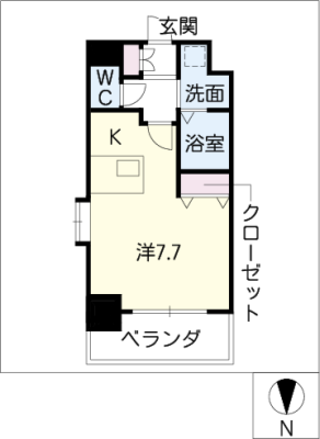 プレサンス名古屋城前３０７号室 3階