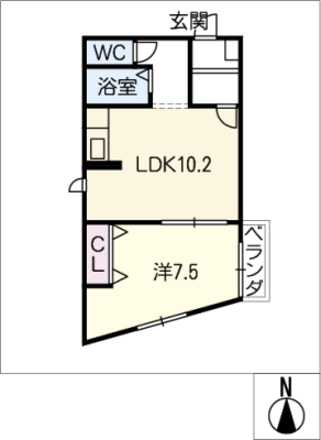 アビターレ鶴舞 2階