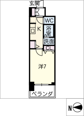 ｴｽﾃﾑｺｰﾄ名古屋栄ﾌﾟﾚｼｬｽ 7階