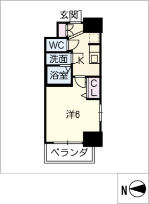 ｴｽﾃﾑｺｰﾄ名古屋新栄ｱｸｼｽ 2階