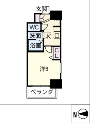 ｴｽﾃﾑｺｰﾄ名古屋新栄ｱｸｼｽ 6階