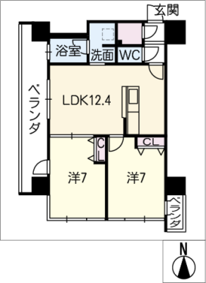 さくらHILLS NISHIKI PLATINUM R 4階
