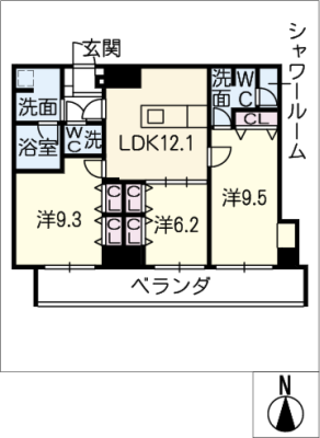 さくらHILLS NISHIKI PLATINUM R 13階