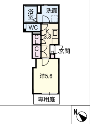 フォレストハイツ大須Ⅱ 1階