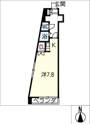 久屋パークサイドハウス 9階