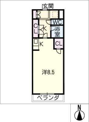 久屋パークサイドハウス 8階