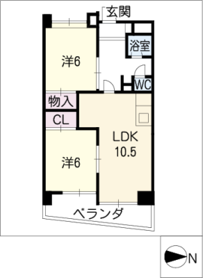 杉浦マンション 4階