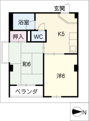 タウン西野 3階