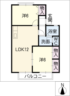 プランドール平安 2階