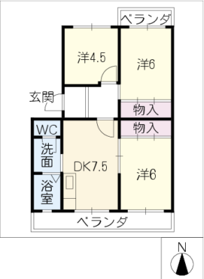 エステートオーク 4階