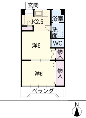 常磐ハイツ 2階