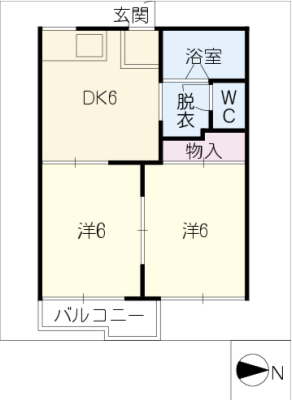 エントピアＡＲＡＩ　Ａ棟 2階