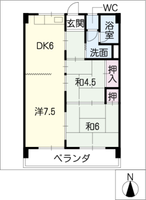 渡辺コーポ 1階