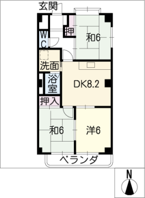 リヒテン山崎 2階